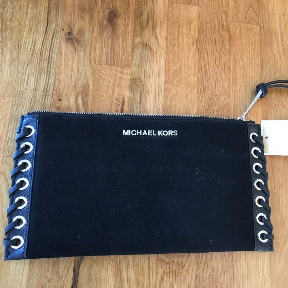 Michael Kors Leather Hippie Grommet